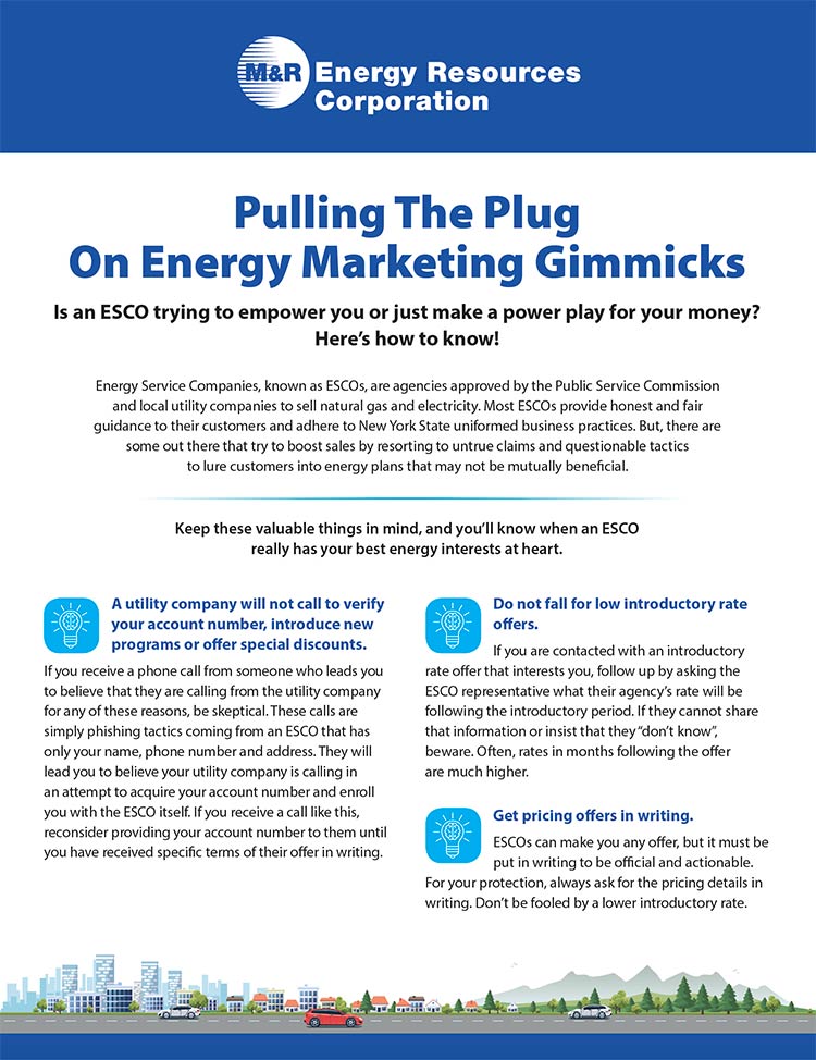 Pulling the plug on energy marketing gimmicks.